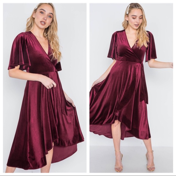 Bougee Boutique Dresses & Skirts - Sasha Velvet Crush